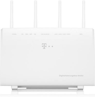 Telekom Digitalisierungsbox BASIC Router VDSL2, DSL, SuperVectoring Dual-WLAN GE