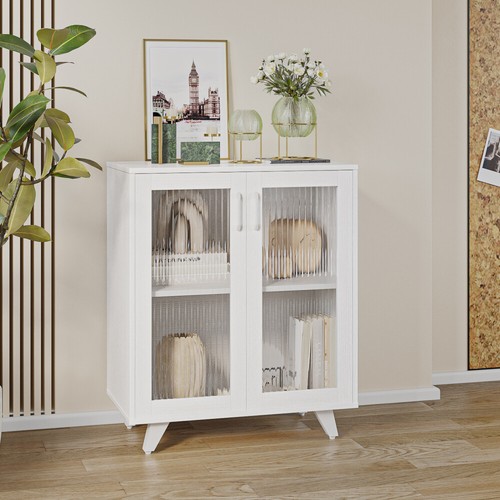 Sideboard Kitchen Buffet Cupboard Living Room Cabinet TV Stand with 2 / 4 Doors - Picture 4 of 57