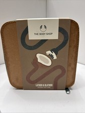 6pc The Body Shop Lather  Slather Coconut Gift Case Set Special Edition BNIB