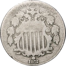 1872 Shield Nickel Great Deals From The Executive Coin Company