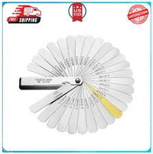 Universal Feeler Gauge Set Stainless Steel Thickness Gauge 32 Blades