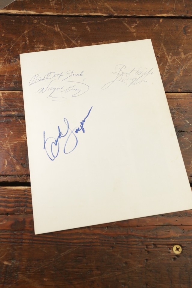 TEX RITTER Country Singer AUTOGRAPHED PROGRAM As Is Unverified NO COA ...