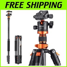 Carbon Fiber Tripod with Quick Release Plate 22lbs Load