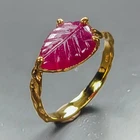 Women jewelry ring Ruby Ring 925 Sterling Silver Size 7.75 /R471993