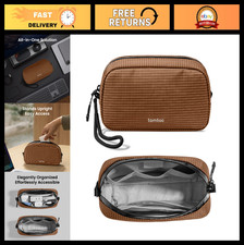 Electronics Organizer Travel Case - Water Resistant Tech Pouch for Cables, Phone