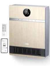 Dreo Smart Wall Heater, IP24 Electric PTC Space Heater for Indoor Use, 30°
