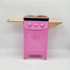 Barbie BBQ Grill Playset Piece INCOMPLETE Replacements Parts Pink Toy Cookout
