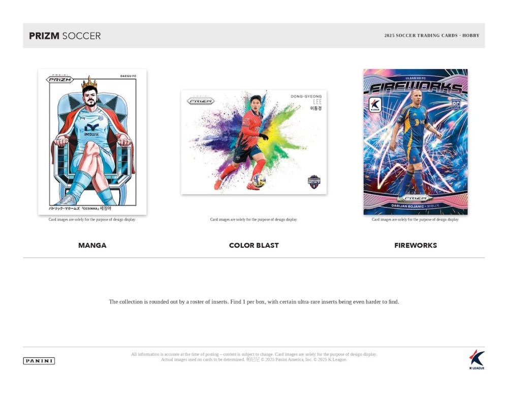 2025 Panini Prizm K League Soccer Hobby 10-Box Case | eBay