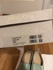 NWT Authentic JIMMY CHOO mint Lichi Flat Size 10/40 US/EU MSRP $595 — photo 3