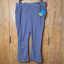 NWT Columbia Leslie Fall Pant Women XXL Regular Nocturnal Blue Omni Shade UPF 50