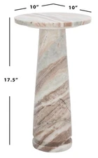 Safavieh VALENTIA RD MARBLE ACCENT TABLE, Reduced Price 2172768524 SFV9704B