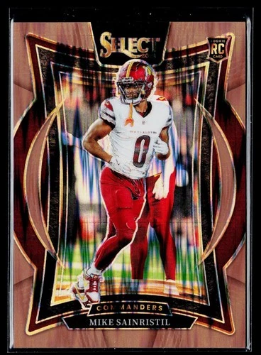 2024 Panini Select #76 Mike Sainristil Copper Prizm Shock #/299