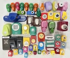 56 LOT Paper Punches Craft Set Diy Mini Paper Scrapbooking Supplies 56pc LOT