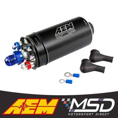 AEM Electronics 380lph Inline externe Kraftstoffpumpe mit hohem Durchflussdruck - 50-1005