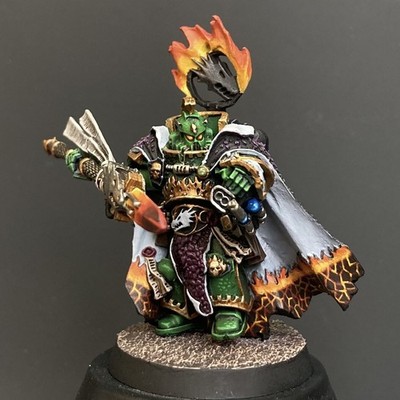Salamanders Captain Vulkan He'Stan Warhammer 40k Space Marines Pro Painted minis