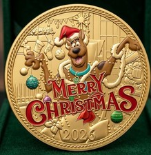 Scooby-Doo Merry Christmas 2026 Commemorative Coin Gift For Fans CC2725