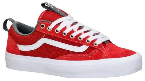Vans Old Skool Low Checkerboard Skate Shoes Red White Size  display picture 3
