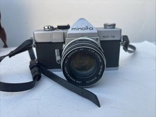 Minolta SR-1s 35mm SLR Film Camera MC Rokkor-PF 55mm f/1.8 Lens From Japan