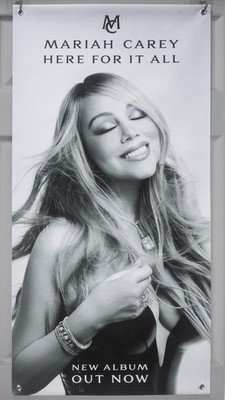 #ad #ad Mariah Carey quot;Here For It Allquot; Promo Vinyl Banner 2025 New Album 100 x 50 MC $68.00