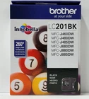 New Genuine Brother LC201 Black Ink Cartridges MFC-J460DW