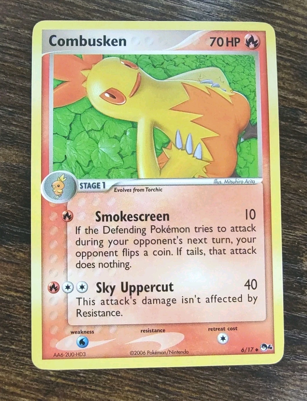 Pokemon Combusken 6/17 Pop Series 4 Non Holo 2006 PACK FRESH MINT