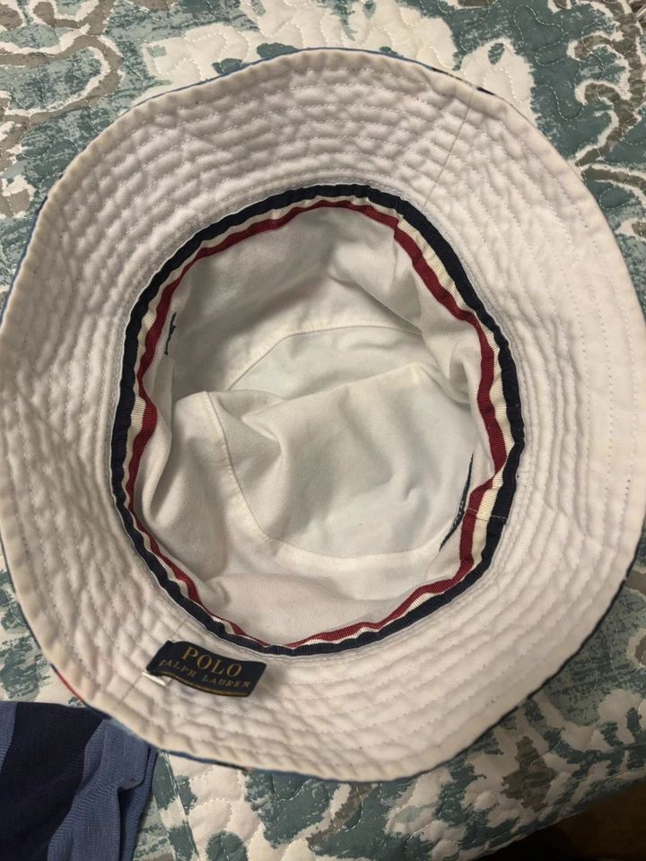 Polo Ralph Lauren 2016 Rio Olympic reversible sombrero de cubo talla grande/Xl Foto 4 de 4
