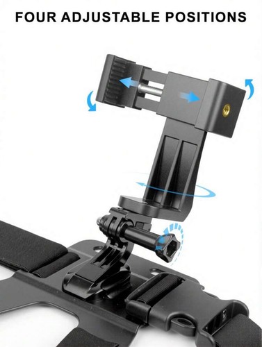 1pc Chest Strap Mobile Phone Live Streaming Suit With Gopro - Afbeelding 6 van 6
