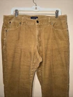 Talbots Pants Womens Size 16P Tan Brown Corduroy Heritage Stretch Straight Leg