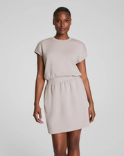 Best Seller SPANX AirEssentials® Cinched Mini Dress - French Grey NEW WITH TAG