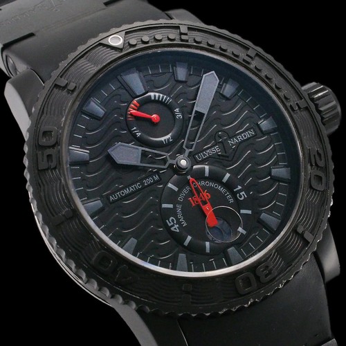 Ulysse Nardin Maxi Marine Diver Black Ocean 26338LE3 watch men TO194171 - Picture 2 of 6