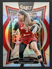 2025 Panini Select WNBA - Jordin Canada #62 - Silver Prizm Atlanta Dream