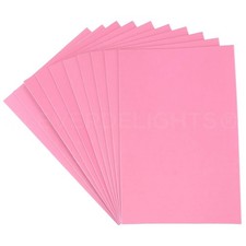 Self Adhesive Pink Foam Sheets - 8" x 12", 10 Pack for Crafts