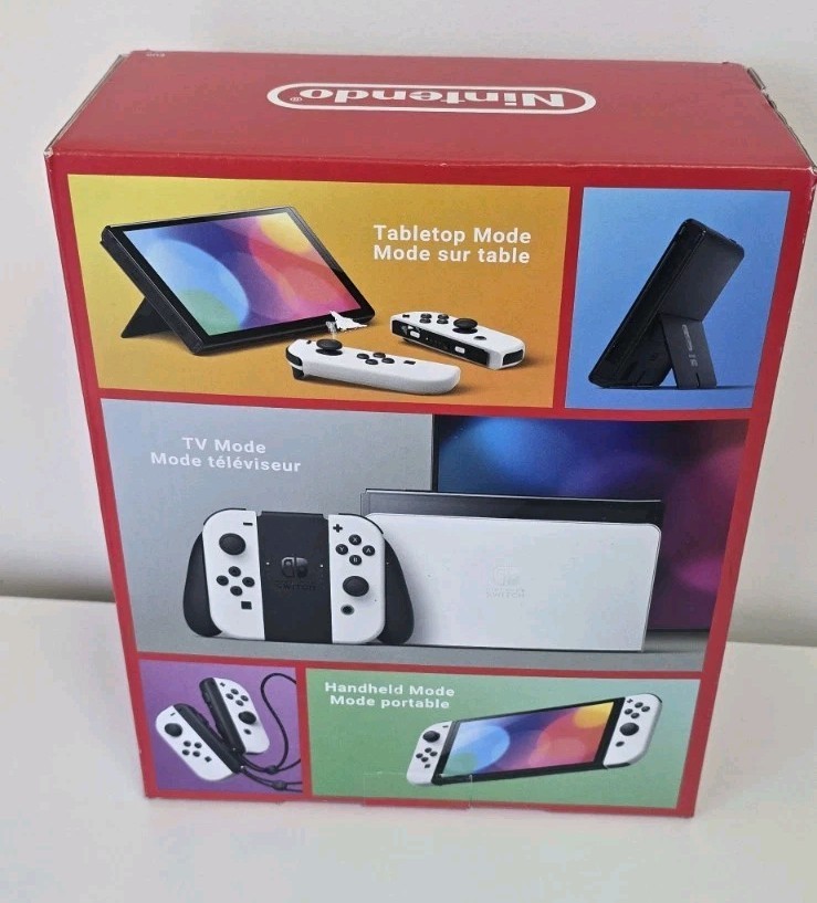 Nintendo Switch OLED Model HEG-001 Handheld Console Excellent Condition 