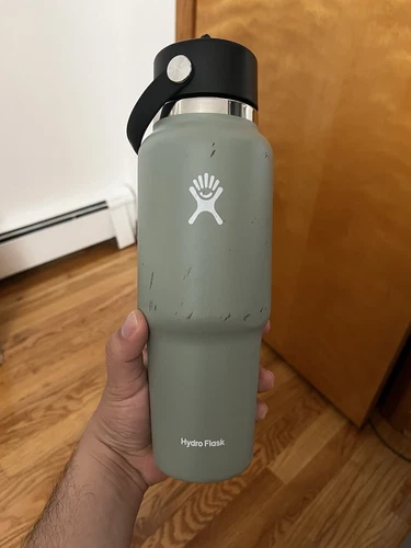 Hydro Flask 32 oz Wide Mouth Travel Bottle with Flex Straw Cap