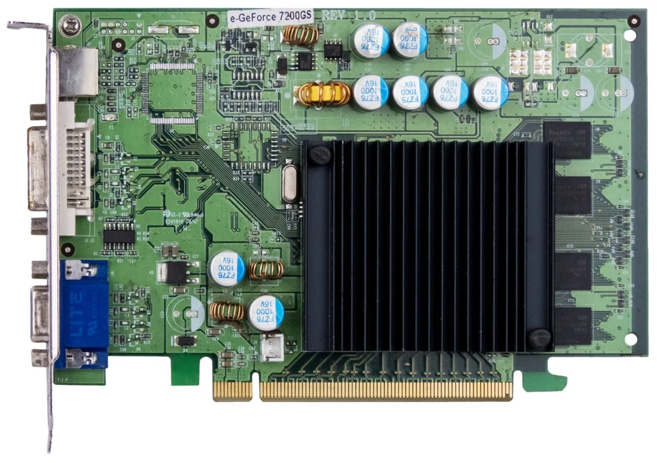 Graphics Card EVGA NVIDIA GEFORCE 7200GS 256MB 256-P2-N429-LR - Image 2 of 2