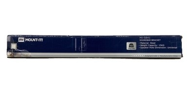 Mount-It! Soundbar Bracket Universal Sound Bar TV Mount for Mounting Above or...