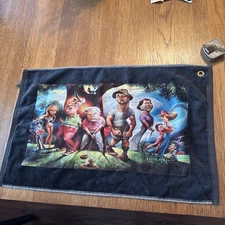 Caddyshack Golf Towel Bushwood CC Art by David O'Keefe Caddy Shack Carl Spackler