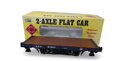 Aristo Craft B&O X3813 Flat Car 40205 G Scale 1:29 w/ Box & Parts