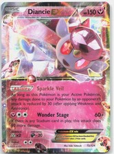 Diancie EX 72/124 Holo EX Rare Fates Collide Pokemon Moderately Played on eBay