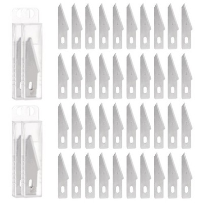 40Sets Exacto Knife Blades #2 Hobby Knife Replacement Blades Refills