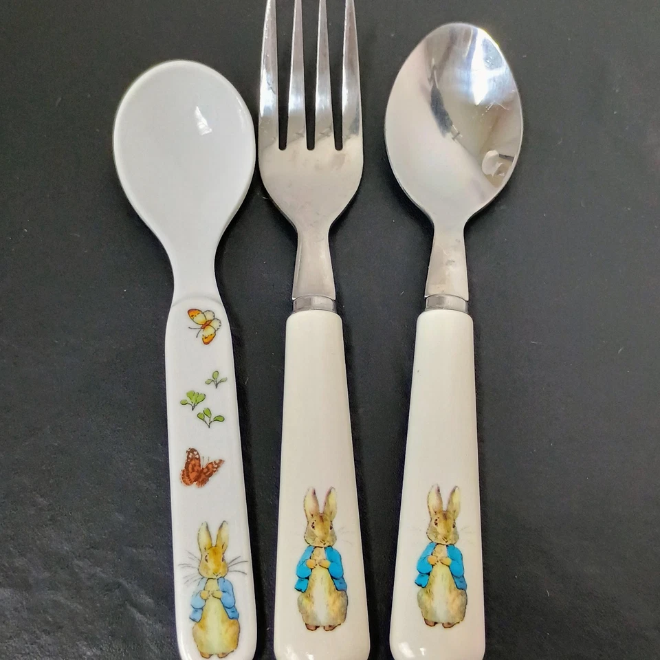 Pottery Barn / Eden Beatrix Potter Peter Rabbit Childs Mixed Dinnerware Set - Image 3 of 4