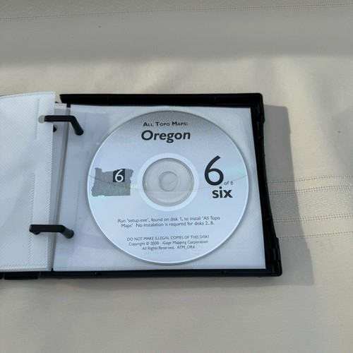 Toutes les cartes Topo : Oregon 7982 pour PC ordinateur Windows 95 98 2000 XP USGS set CD-ROM - Photo 13/15