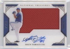 2020 National Treasures Clearly Jumbo Signatures 71/99 Shun Yamaguchi Auto 0vh7