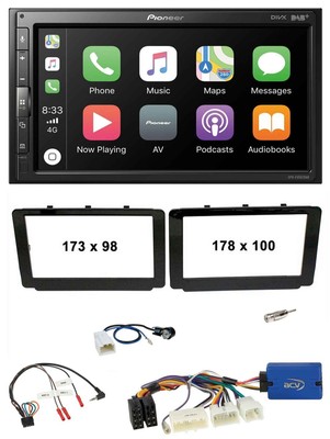Pioneer USB Lenkrad DAB 2DIN Bluetooth Autoradio für Toyota Hilux 2016-2020