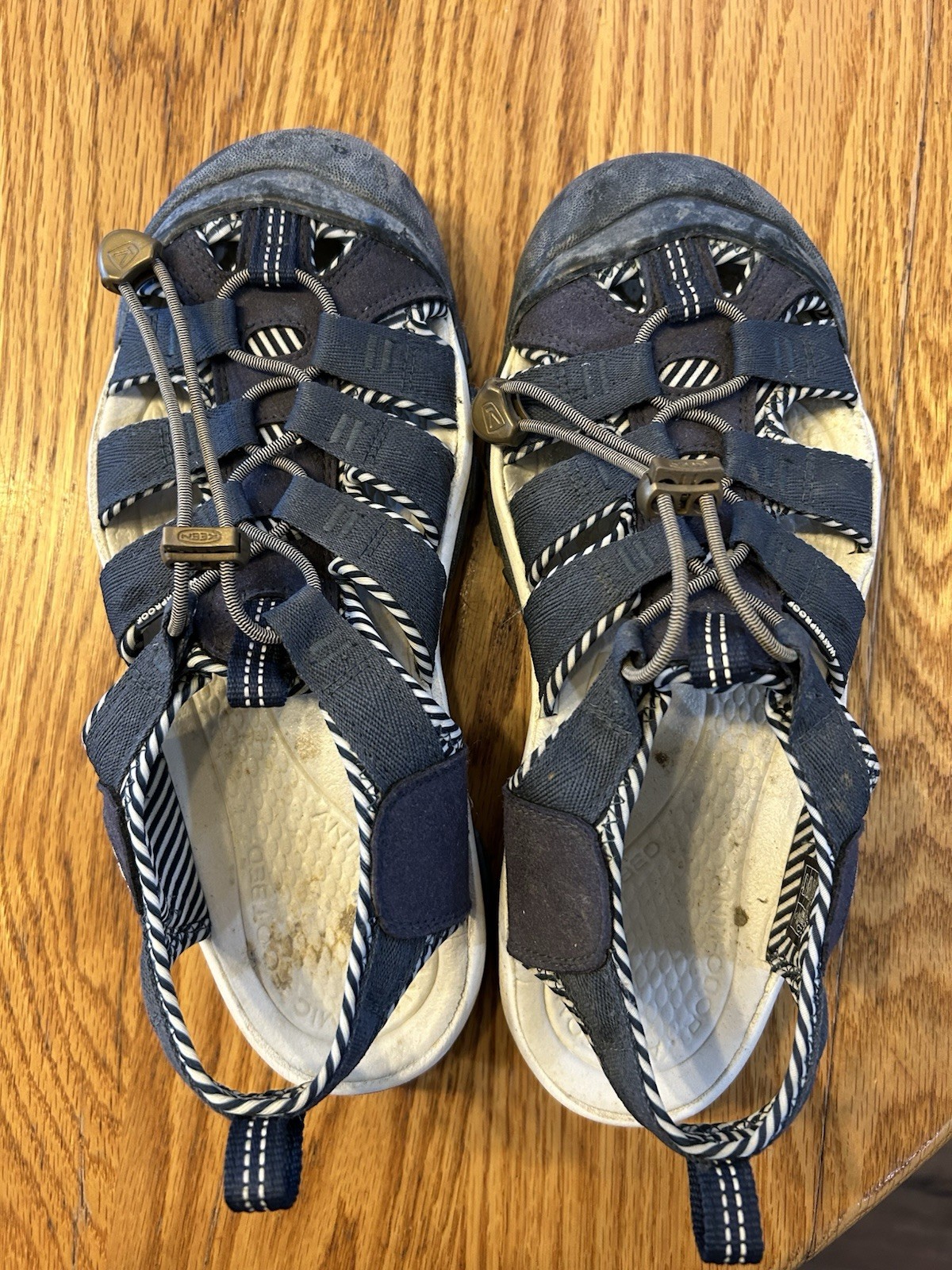 Keen 1022797 Sandali casual donna Newport H2 blu navy bianco taglia 8 5 escursionismo outdoor