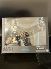 Star Wars Black Series Speeder Bike with Biker Scout. BRAND NEW NEVER OPENED