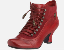 Hushpuppies Viviana Red Leather Boots - EU42/US 10-11