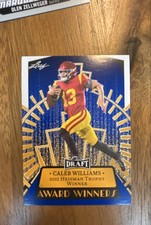 2023 Leaf Draft - Award Winners Caleb Williams #14 Blue (RC)
