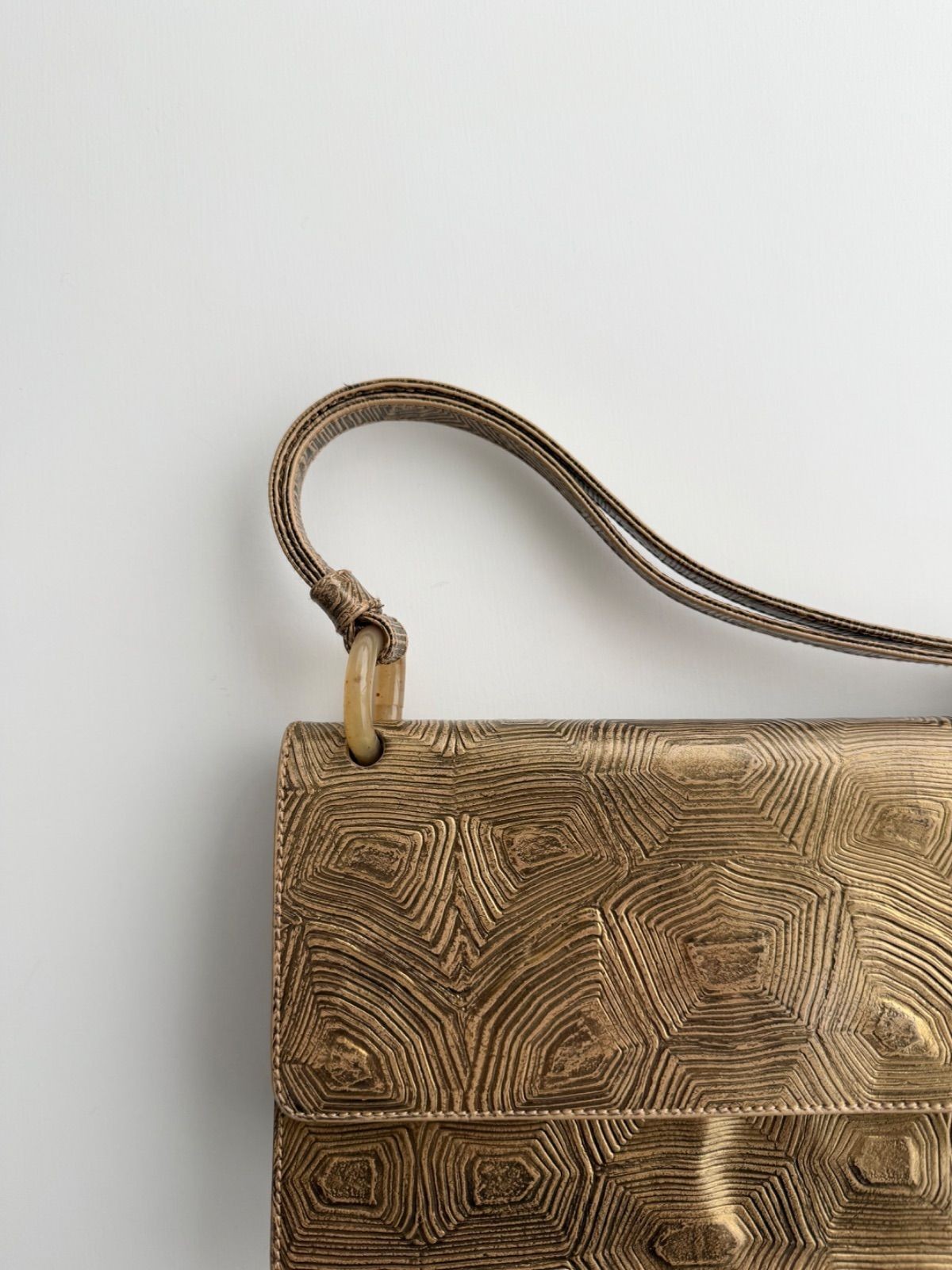 PRADA FW1996 Tartaruga Hand Bag Turtle Pattern Archive Made in Italy authentic-- thumbnail 3