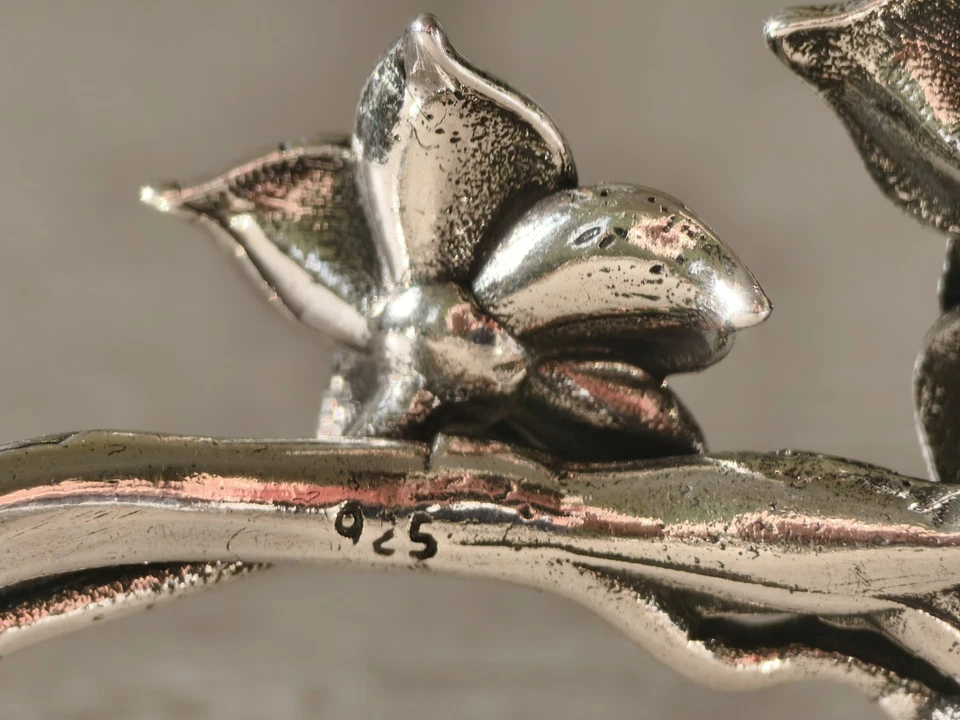 BRACCIALE ARTIGIANALE IN ARGENTO 925. NUOVO E REGOLABILE  - Immagine 4 di 4